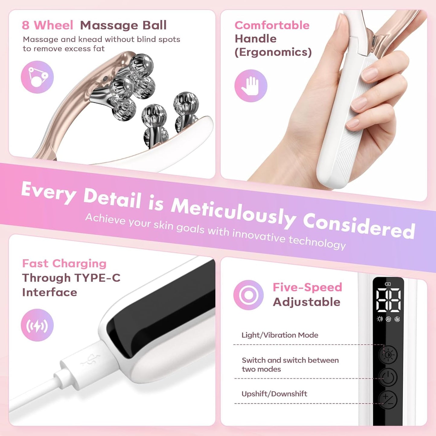 Velé Lift — Microcurrent Face Sculpting Roller