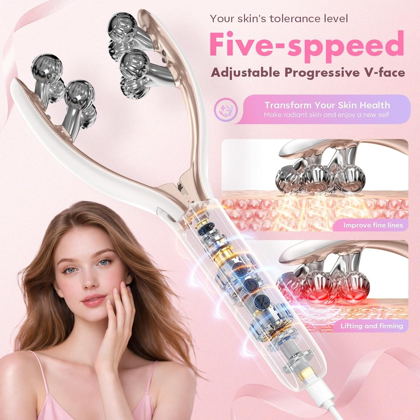 Velé Lift — Microcurrent Face Sculpting Roller